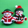 Receita Boneco de Neve Amigurumi