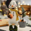 Receita Boneco de Neve Amigurumi