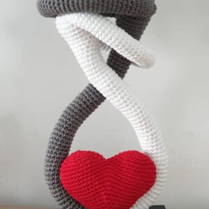Receita Bonecos Abraçados Amigurumi