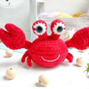Receita Caranguejo Amigurumi
