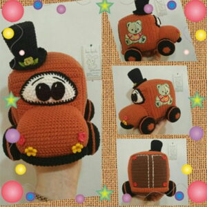 Receita Carro Amigurumi