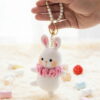 Receita Chaveiro Coelho Amigurumi