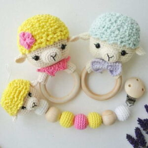 Receita Chocalho Lhama amigurumi