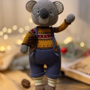 Receita Coala Amigurumi