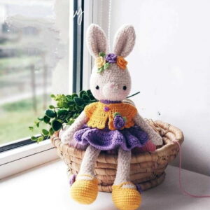 Receita Coelha amigurumi