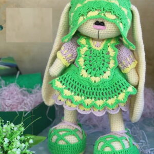 Receita Coelha orelhuda Amigurumi