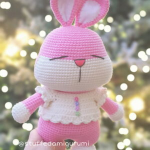 Receita Coelhinha Amigurumi