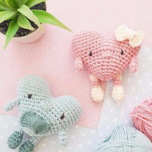 Receita Coração Amigurumi