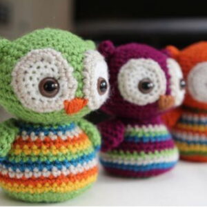 Receita Coruja Amigurumi