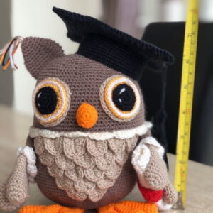 Receita Coruja Professor Amigurumi