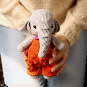 Receita Elefante amigurumi