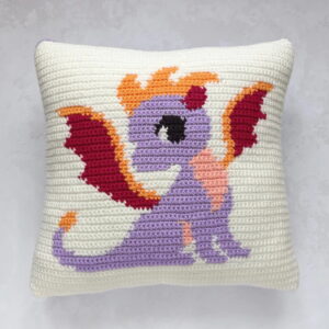 Receita Almofada Dragão amigurumi