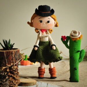 Receita Boneca capiria Amigurumi