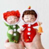 Receita Boneca Natal Amigurumi