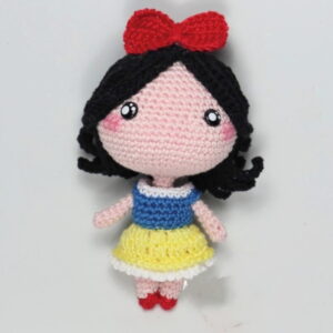 Receita Branca de Neve Amigurumi