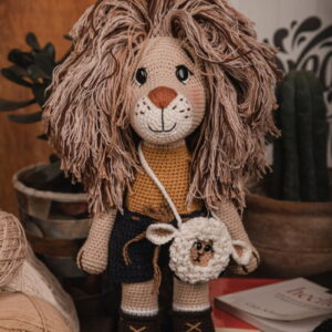 Receita em PDF - Leão Amigurumi