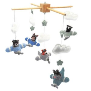 Receita Mobile Avião Amigurumi