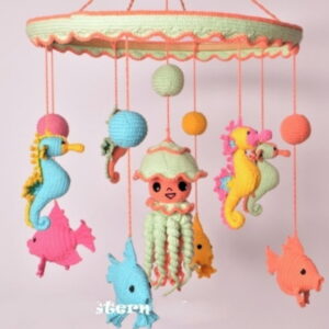 Receita Mobile Fundo do Mar Amigurumi