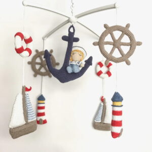 Receita Mobile Navio Amigurumi