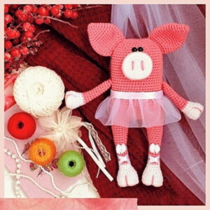 Receita Porco Amigurumi