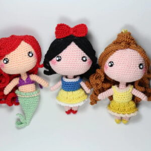Receita Princesas Amigurumi