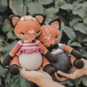 Receita Raposa Amigurumi