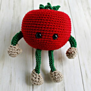 Receita Tomate Amigurumi