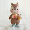 Receita Esquilo Amigurumi
