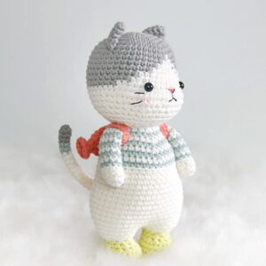 Receita Gatinho Amigurumi