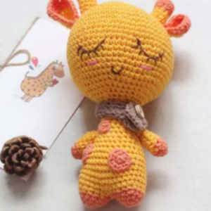 Receita Girafa Amigurumi