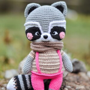 Receita Guaxinim Amigurumi