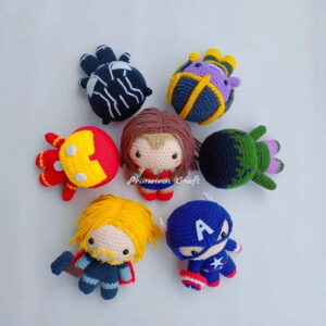 Receita Herois Mini Amigurumi
