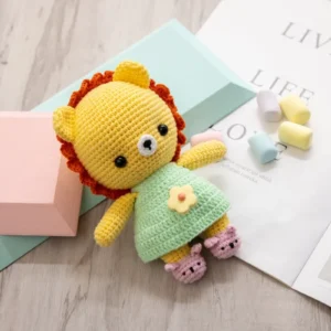 Receita Leao Amigurumi