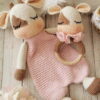 Receita Naninha + chocalho Amigurumi