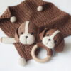 Receita Naninha+chocalho Cachorro Amigurumi