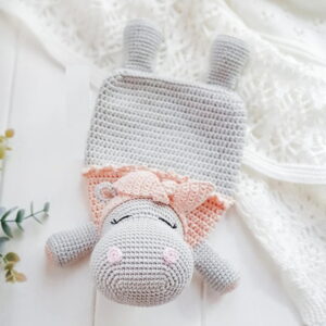 Receita Naninha Hipopotamo Amigurumi