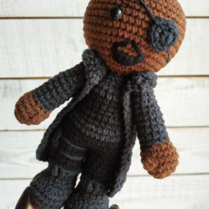 Receita Nick fury Amigurumi