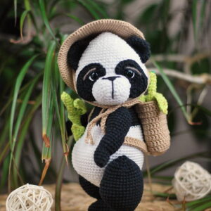 Receita Panda Amigurumi