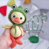 Receita Pato disfarçado amigurum