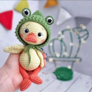 Receita Pato disfarçado amigurum