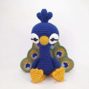 Receita Pavão Amigurumi