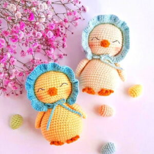 Receita Pintinho Amigurumi