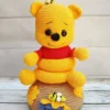 Receita Pooh Brinquedo Didatico Amigurumi