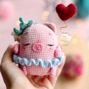 Receita Porco Amigurumi