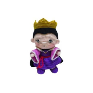 Receita Rainha vilã Amigurumi