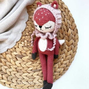Receita Raposinha Amigurumi