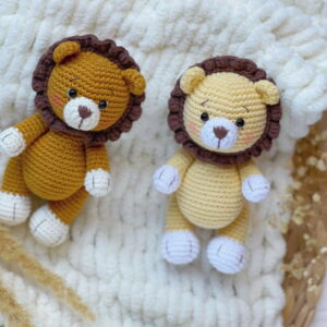 Receita Safari Leão Amigurumi