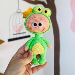 Receita Sapo Amigurumi