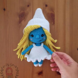 Receita Smurfet Amigurumi