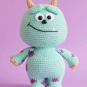 Receita Sulley Amigurumi